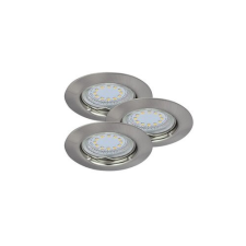 RÁBALUX Rábalux Lite szatin króm ráépíthető és beépíthető lámpa 3xGU10 (1163) világítás