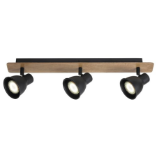 RÁBALUX Rábalux Mac bükk-fekete mennyezeti spotlámpa (RAB-5904) GU10 3 izzós IP20 világítás
