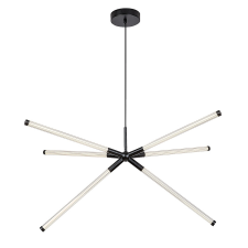 RÁBALUX Rábalux Nivaro fekete LED függesztett lámpa (RAB-72168) LED 1 izzós IP20 világítás