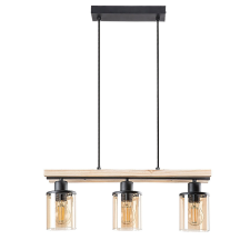 Rabalux Rábalux Niylah beltéri függeszték fekete E27 3xMAX25W IP20 világítás