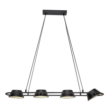 RÁBALUX Rábalux Odiss fekete LED függesztett lámpa (RAB-72218) LED 1 izzós IP20 világítás