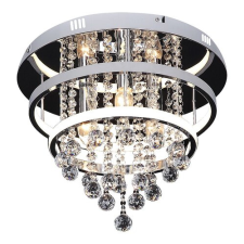RÁBALUX Rábalux Pallas króm-fehér csillár (RAB-2237) E14+LED 4 izzós IP20 világítás