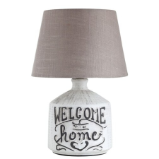 RÁBALUX Rábalux Petra bézs-szürke asztali lámpa (RAB-4386) E14 1 izzós IP20 világítás