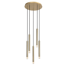 RÁBALUX Rábalux Ramira arany függesztett lámpa (RAB-72361) G9 5 izzós IP20 világítás