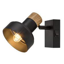 RÁBALUX Rábalux Saskia fekete fali spotlámpa (RAB-73055) E14 1 izzós IP20 világítás