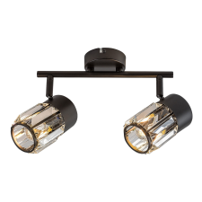 RÁBALUX Rábalux Venaro fekete mennyezeti spotlámpa (RAB-73060) E14 2 izzós IP20 világítás