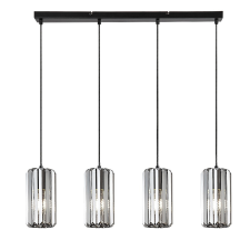 RÁBALUX Rábalux Veness matt fekete függesztett lámpa (RAB-72256) E27 4 izzós IP20 világítás