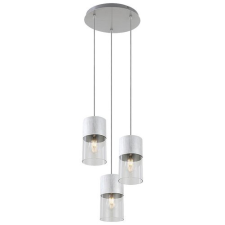 RÁBALUX Rábalux Zelkova alumínium függesztett lámpa (RAB-3155) E27 3 izzós IP20 világítás