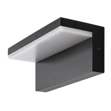 Rábalux Zaragoza kültéri fali lámpa fekete LED 10W 1000lm 4000K IP54 kültéri világítás