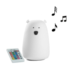 Rabbit&Friends Mackó szilikon lámpa Bluetooth hangszóróval éjjeli fény