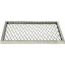  RÁCS LÁVA KŐ ST/ACÉL 450x330x20 mm beépíthető gépek kiegészítői