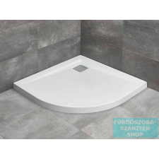 Radaway Argos A 90x90 íves zuhanytálca R399 szögletes zuhanyszifonnal 4AA99-01 kád, zuhanykabin