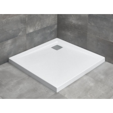 Radaway Argos C lapos szögletes zuhanytálca 90x90 +R399 szifon kád, zuhanykabin