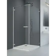 Radaway Arta KDJ I szögletes zuhanykabin 90x80 átlátszó jobbos kád, zuhanykabin