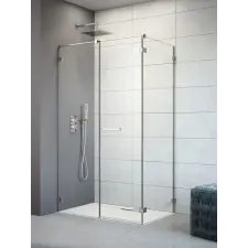 Radaway Arta KDS II szögletes zuhanykabin 130x80 átlátszó jobbos kád, zuhanykabin
