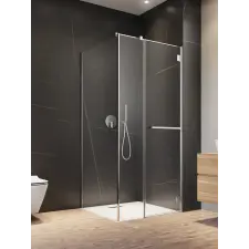 Radaway Carena KDJ szögletes zuhanykabin 100x80 átlátszó balos kád, zuhanykabin