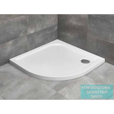 Radaway Delos A 80x80 íves zuhanytálca ST 90 zuhanyszifonnal SDA0808-01 kád, zuhanykabin