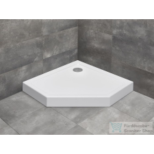 Radaway Doros PT 90x90 ötszögletű zuhanytálca előlappal szifonnal SDRPTP9090-05 kád, zuhanykabin