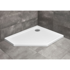 Radaway Doros PT E 100x80 jobb +szifon kád, zuhanykabin