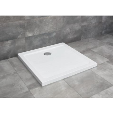  Radaway Doros Stone C 90x90 szögletes lapos kőhatású akril zuhanytálca kád, zuhanykabin