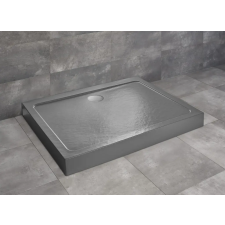 Radaway Doros Stone D 90x80 zuhanytálca előlappal antracit SDRD9080-05-64S kád, zuhanykabin