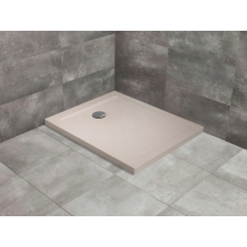 Radaway Doros Stone F szögletes lapos beige zuhanytálca 140x80 beige, ajándék szifonnal kád, zuhanykabin