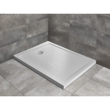 Radaway Doros Stone F szögletes lapos fehér zuhanytálca 140x90 fehér kád, zuhanykabin