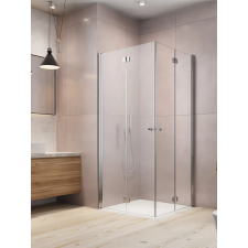 Radaway Eos KDD B szögletes zuhanykabin 100x80 átlátszó kád, zuhanykabin