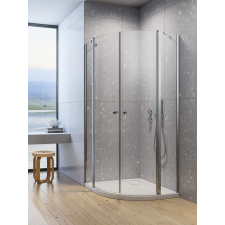 Radaway Eos PDD II íves zuhanykabin 90x80 átlátszó kád, zuhanykabin