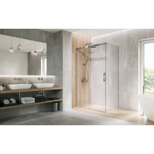 Radaway Espera Pro KDJ szögletes zuhanykabin 120x75 átlátszó balos kád, zuhanykabin