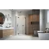 Radaway Essenza Black PDD íves fekete zuhanykabin 90x80 átlátszó