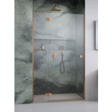Radaway Essenza Brushed Copper DWJ szálcsiszolt réz zuhanyajtó 80B kád, zuhanykabin