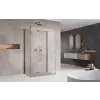 Radaway ?Essenza Brushed Copper ?KDJ+S ?szögletes ?szálcsiszolt réz zuhanykabin 110x70 átlátszó jobbos