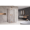 Radaway ?Essenza Brushed Copper ?KDJ+S ?szögletes ?szálcsiszolt réz zuhanykabin 110x90 átlátszó balos