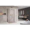 Radaway ?Essenza Brushed Copper ?KDJ+S ?szögletes ?szálcsiszolt réz zuhanykabin 120x80 átlátszó balos