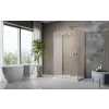 Radaway ?Essenza Brushed Gold ?KDJ+S ?szögletes ?szálcsiszolt arany zuhanykabin 110x70 átlátszó balos