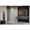 Radaway Essenza Brushed Gold ?KDJ szögletes ?szálcsiszolt arany zuhanykabin 100x80 átlátszó balos