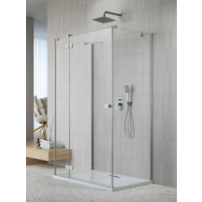 Radaway Essenza Brushed Nickel KDJ+S szögletes szálcsiszolt króm zuhanykabin 100B+120+110 kád, zuhanykabin