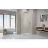 Radaway Essenza Brushed Nickel KDJ szögletes szálcsiszolt króm zuhanykabin 80x75 átlátszó jobbos