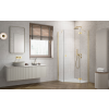 Radaway Essenza Gold ?PTJ ?szögletes ?arany zuhanykabin 90x90 átlátszó