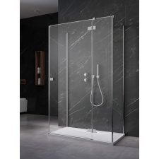 Radaway Essenza KDJ+S szögletes zuhanykabin 100x90 átlátszó balos kád, zuhanykabin