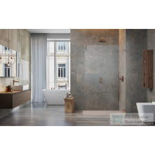 Radaway Essenza Pro 110 walk-in zuhanyfal, szálcsiszolt réz (10103110-93-01) kád, zuhanykabin