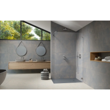 Radaway Essenza Pro 140 walk-in zuhanyfal, szálcsiszolt króm (10103140-91-01) kád, zuhanykabin