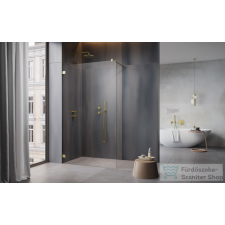 Radaway Essenza Pro 55 walk-in zuhanyfal, szálcsiszolt arany (10103055-99-01) kád, zuhanykabin