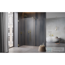 Radaway Essenza Pro 80 walk-in zuhanyfal, szálcsiszolt arany (10103080-99-01) kád, zuhanykabin