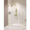 Radaway Essenza Pro 8 Brushed Gold KDJ szögletes szálcsiszolt arany zuhanykabin 90x80 átlátszó balos