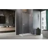 Radaway Essenza Pro 8 Brushed Nickel KDJ szögletes szálcsiszolt króm zuhanykabin 90x75 átlátszó balos