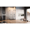 Radaway Essenza Pro Black KDD szögletes fekete zuhanykabin 90x90 átlátszó