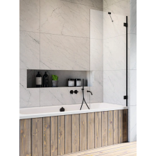 Radaway Essenza Pro Black PNJ II 90 kádparaván 10101090-54-01 kád, zuhanykabin