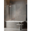 Radaway Essenza Pro Brushed Copper PND II szálcsiszolt réz kádparaván 140 átlátszó balos